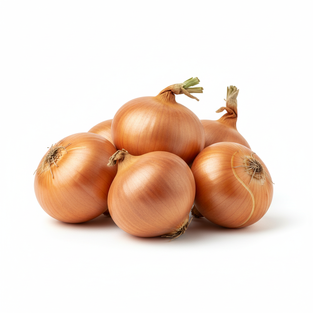 Fresh whole onions